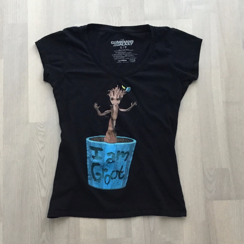 Marvel Guardians of the Galaxy "I Am Groot" Cotton T-Shirt